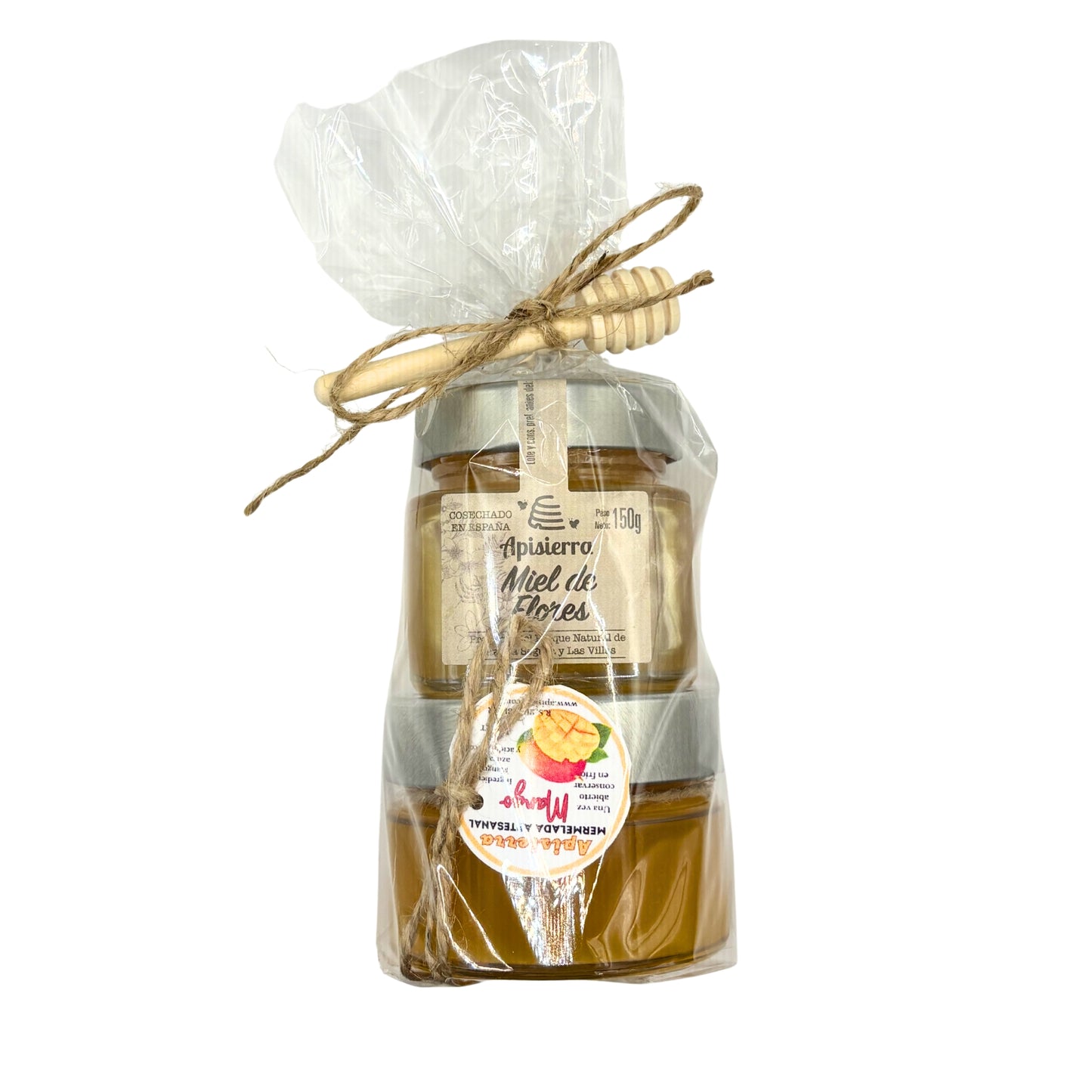 pack miel y mermelada artesanal miel de flores y mermelada de mango sierra de cazorla jaen apicultores locales
