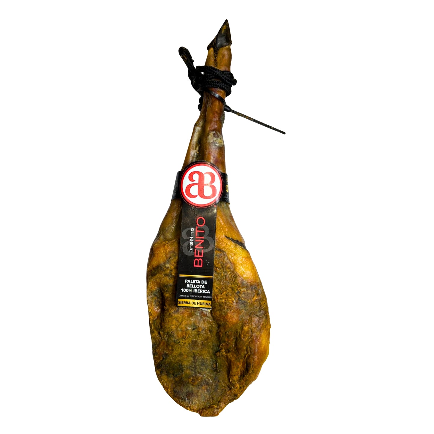 Paleta de bellota 100% ibérica pieza entera
Paleta ibérica de bellota cortada a cuchillo