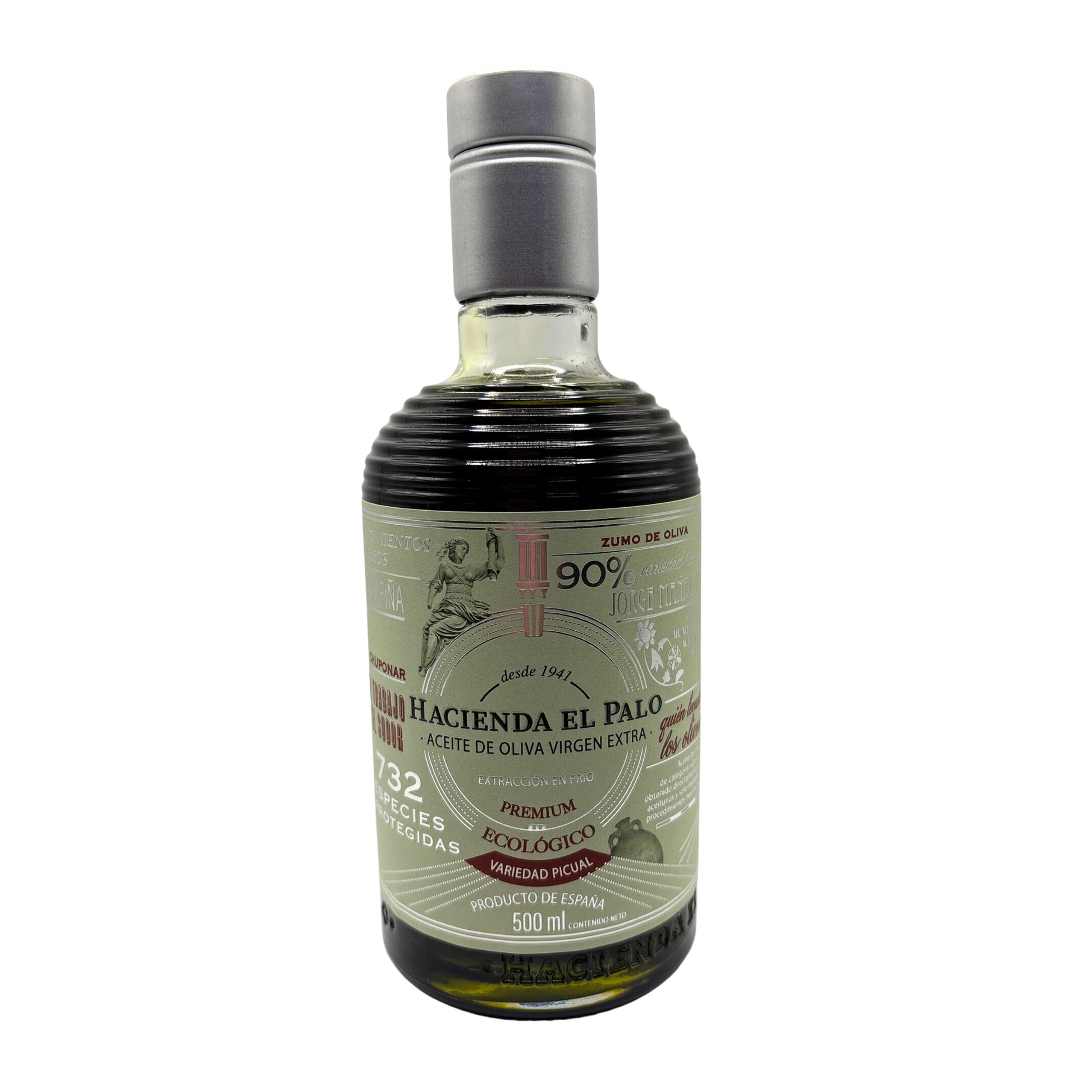 aceite de oliva virgen extra verde hacienda el palo ecologico premium 
