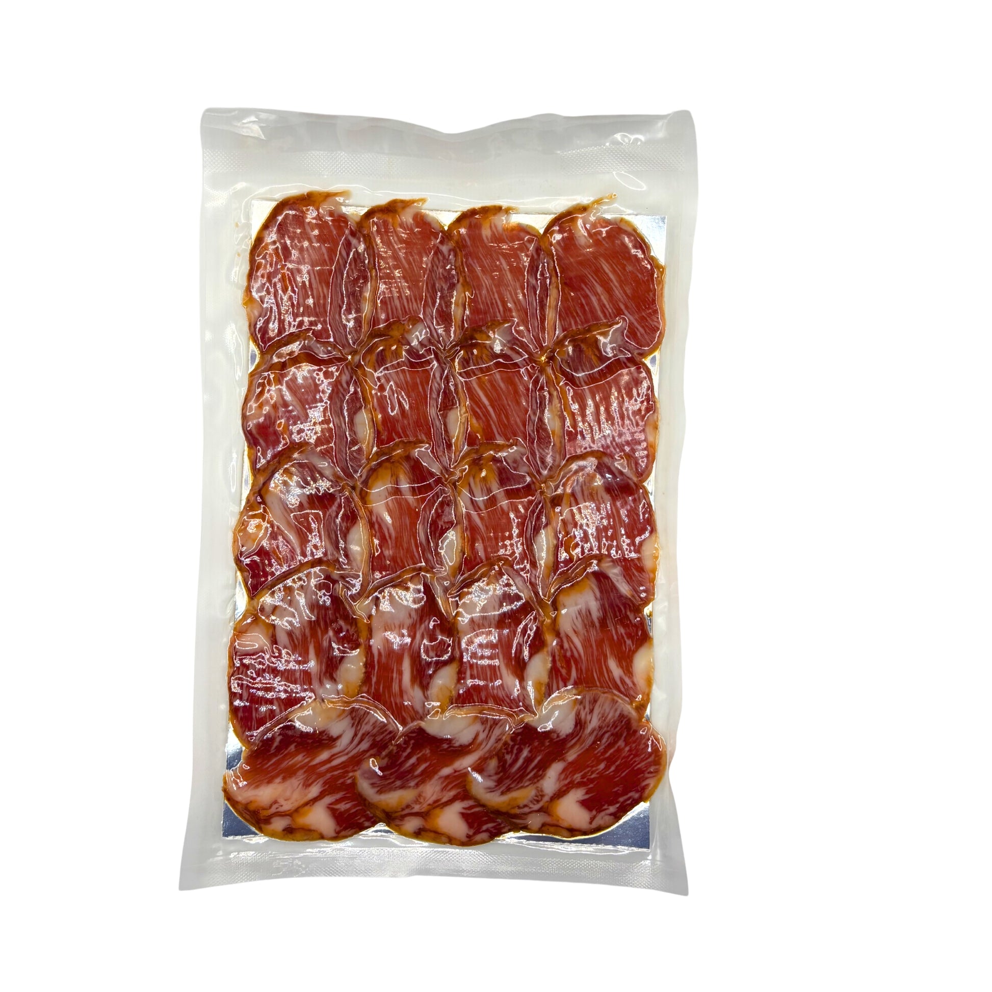 sobre caña de lomo ibérico de bellota 100 g loncheado gourmet aperitivo tapas