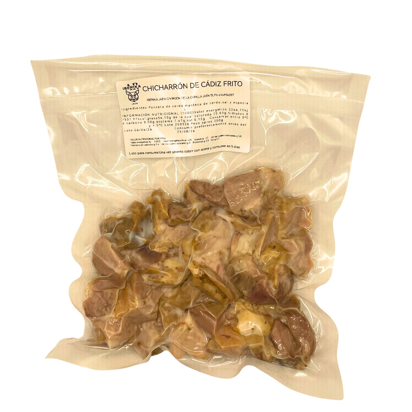 chicharrones de cadiz fritos artesanales para tapas para picoteo 