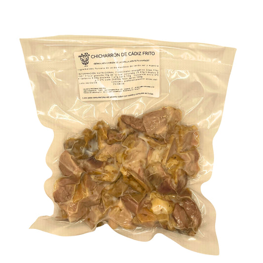 chicharrones de cadiz fritos artesanales para tapas para picoteo 