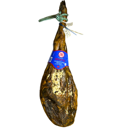 Jamón ibérico de cebo 50% pieza entera

Jamón ibérico de cebo 50% cortado a cuchillo