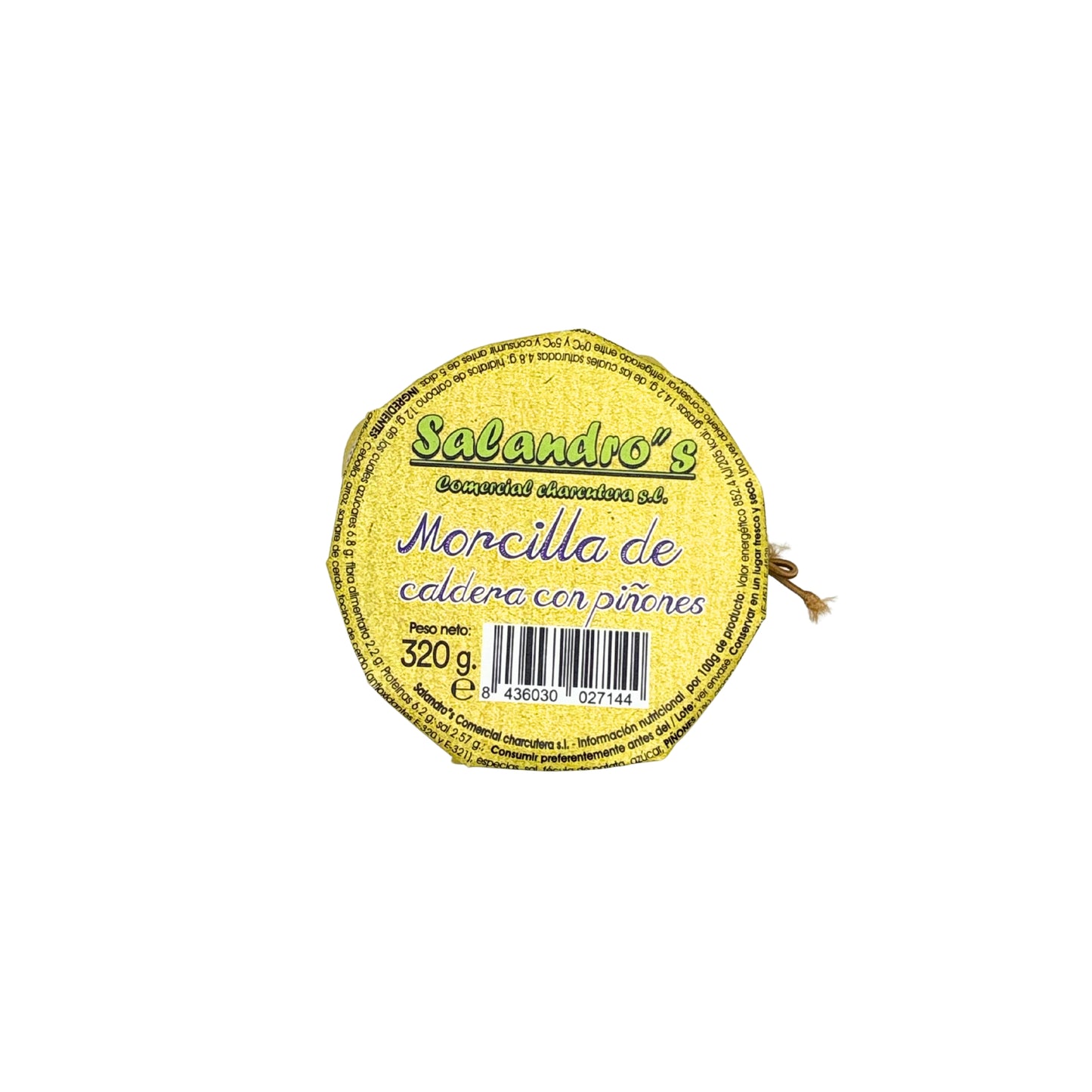 Morcilla de Caldera con Piñones