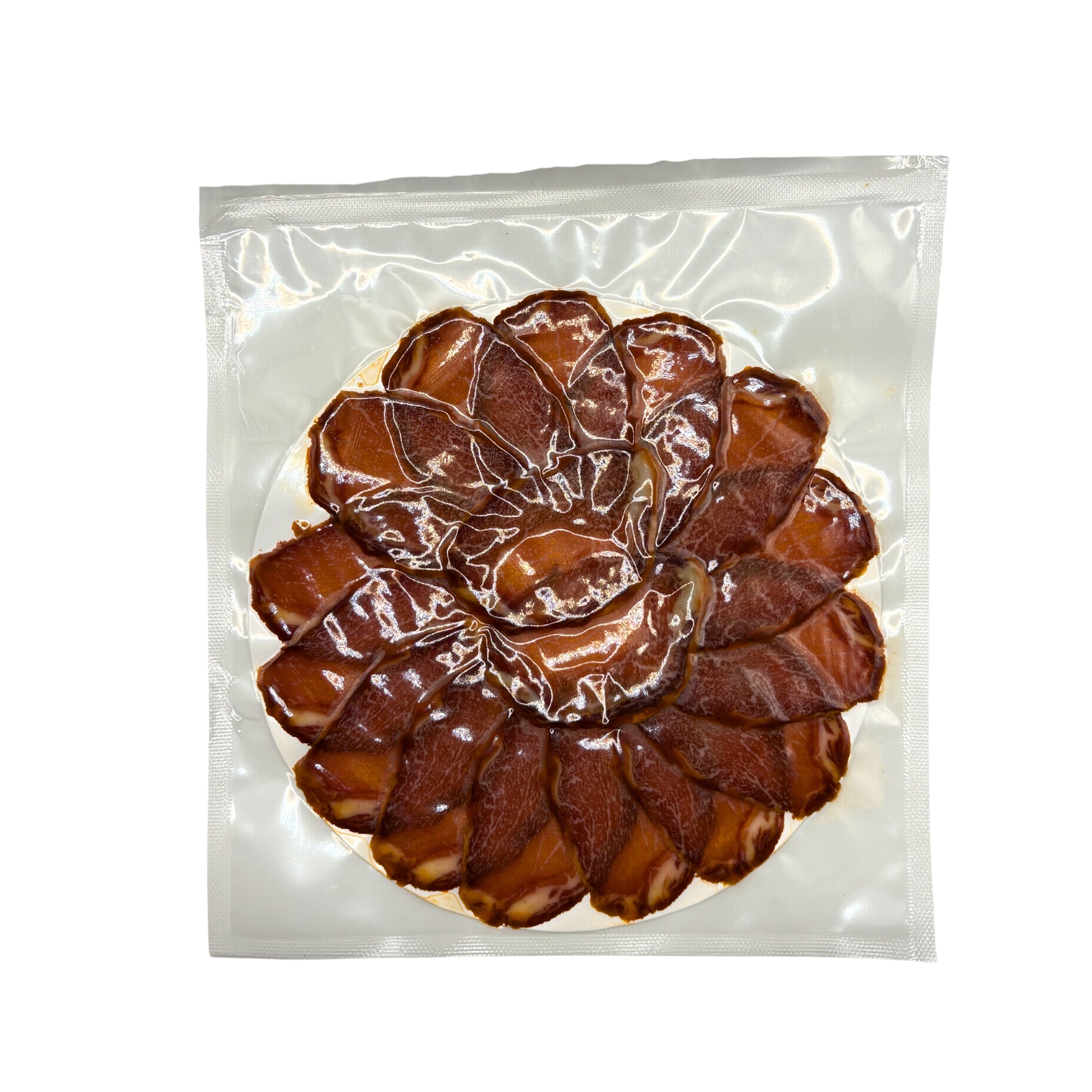 sobre lomo iberico bellota loncha fina corte jabugo